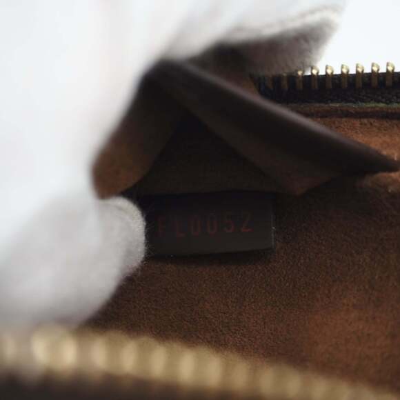 LOUIS VUITTON Monogram Saint Louis N51993 Second Bag, Brown Coated Canvas and...